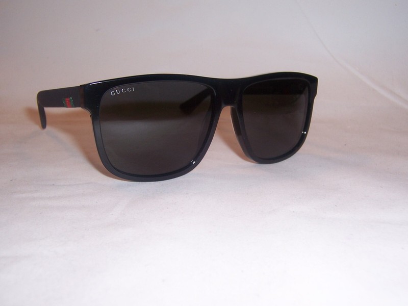 NEW GUCCI SUNGLASSES GG 0010S 001 BLACK/GRAY AUTHENTIC 0010