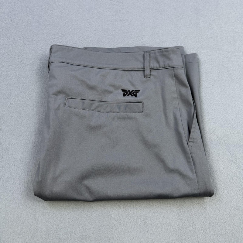 PXG Golf Shorts Mens 40 Gray Performance 10 Inseam Pockets A-SMS1012-SR