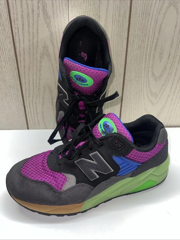 New Balance 580 Phantom Multi-Color Shoes MT580HSC Size 8.5 US Purple Black