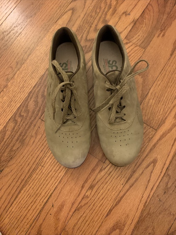 SAS Free Time Oxford Tripad Comfort Walking Shoe Suede Tan Women’s Size 8.5M