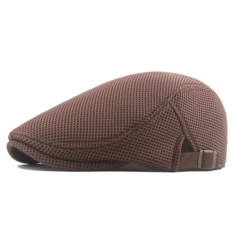 Duck Mesh Summer Gatsby Cap Mens Ivy Hat Golf Driving Sun Flat Cabbie Newsboy gallery