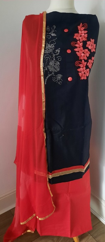 unstitched Material. BARGAIN PRICE! FREE POSTAGE!