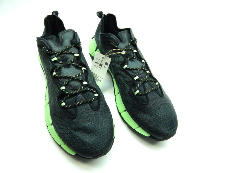 REEBOK ZIG KINETICA II G58281 BLACK NEON MINT MEN SHOES SIZE 13 gallery