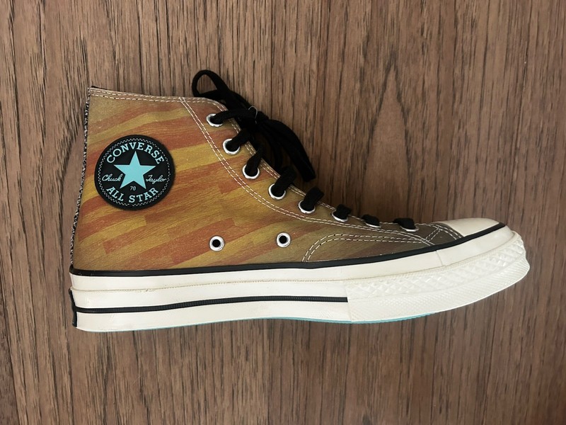 Converse Chuck Taylor All-Star 70 Hi NBA Jam Hardwood Floor Mens Size 7.5 Shoes gallery