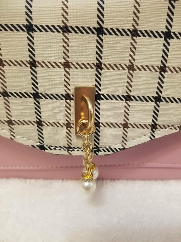 Small Laura Solid and Plaid Shoulder/Crossbody Bag gallery