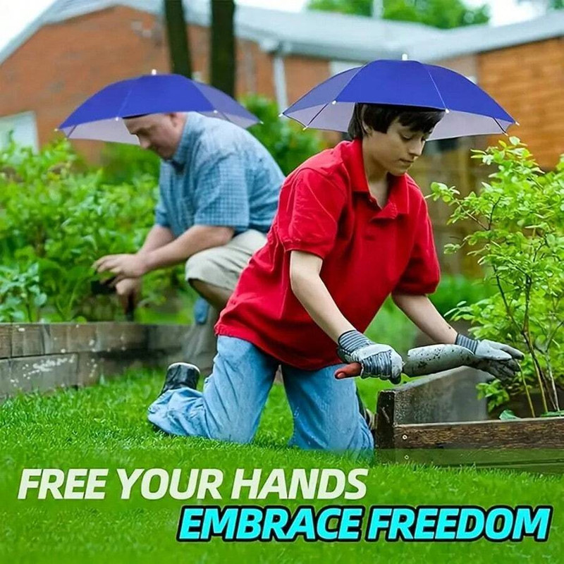 Umbrella Cap Suitable for Camping Fishing Elastic Headband UV Safe Umbrella Cap gallery