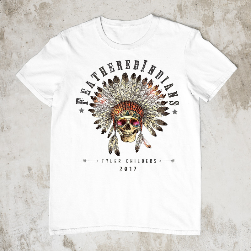 Hot Tyler Childers Shirt Feathered 2017 band Music S-234XL