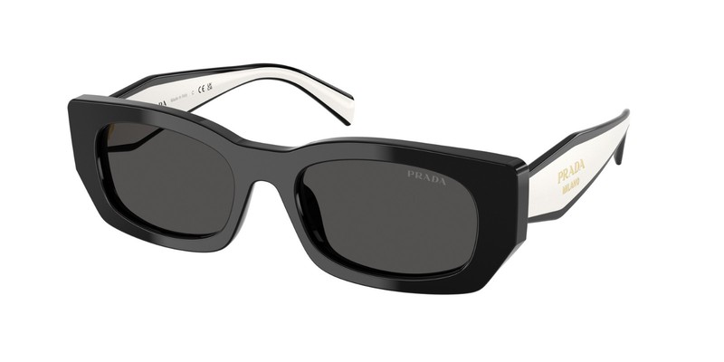 PRADA PR B05S 09Q08Z Black Dark Grey 53 mm Women’s Sunglasses
