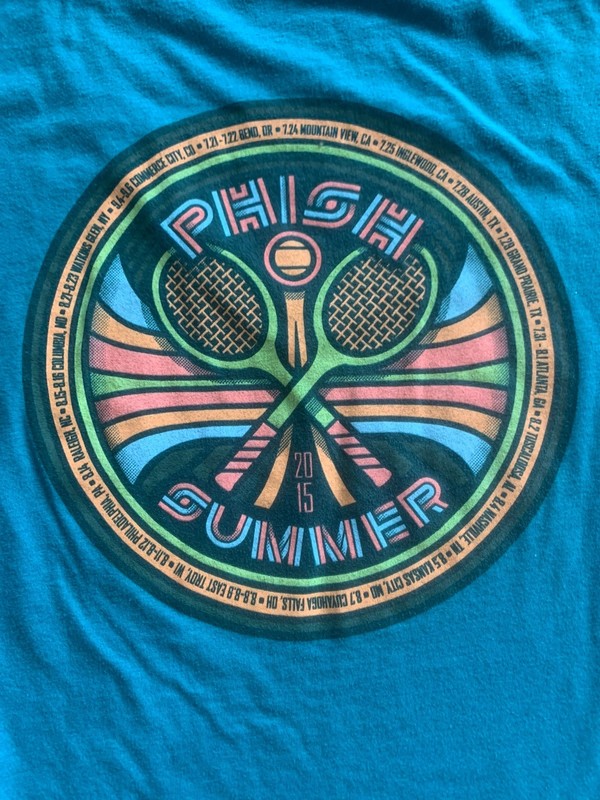 Phish Blue Graphic women’s T-Shirt from Summer tour 2015