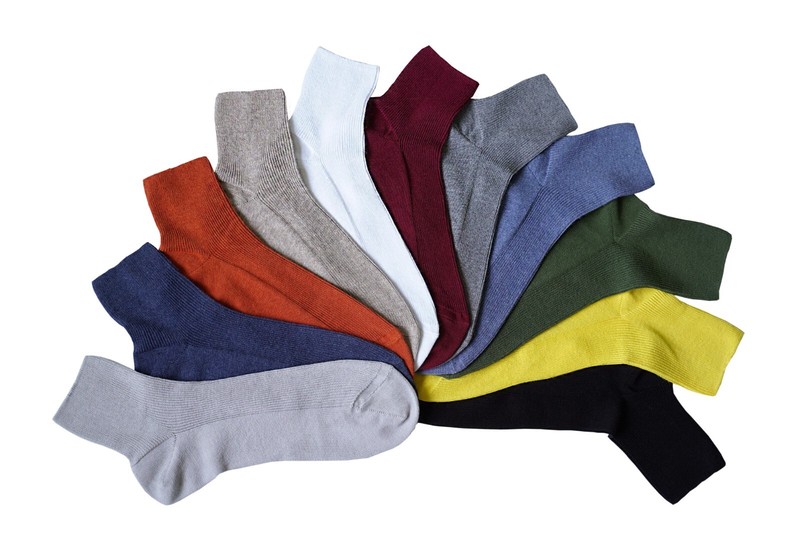 tittimitti 100% ORGANIC Combed COTTON Men’s Quarter Socks. Made in ITALY.
