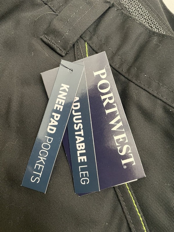 NEW Portwest F142 Iona Plus Work Safety Pants 36x31 Reflective Adjustable gallery