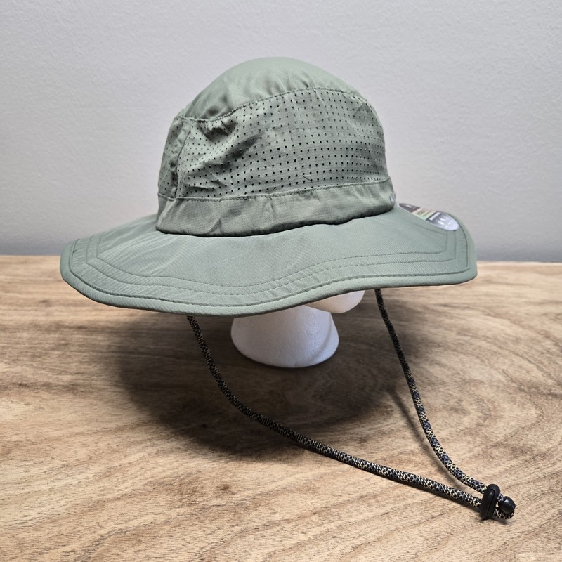 Mission Hydroactive Cooling Bucket Hat UPF 50 3” Brim Olive Green NEW Perforated