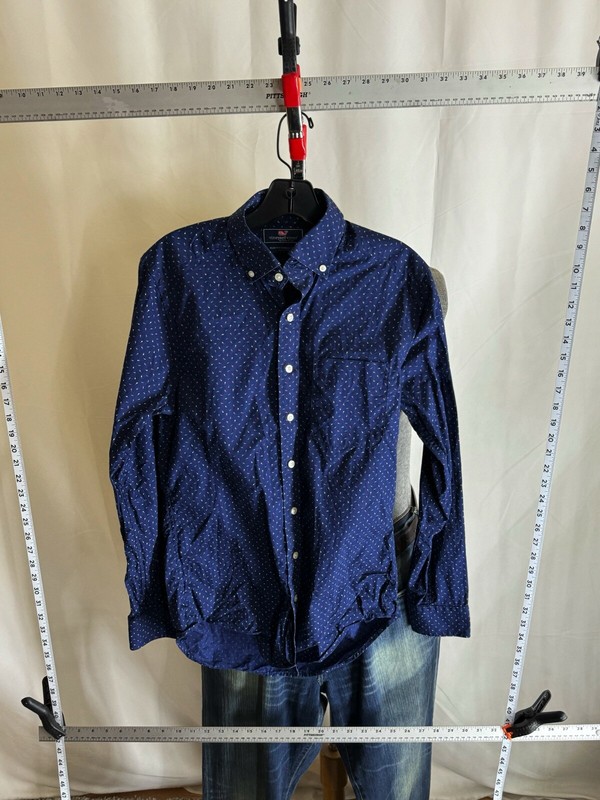 Vineyard Vines Christmas Lights LONG SLEEVE SHIRT XS 14 x 33/34