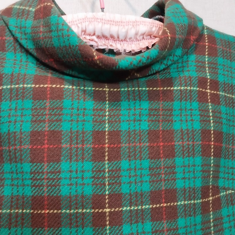 Vintage 'Marjone Seattle' Plaid Wool Dress 1960's
