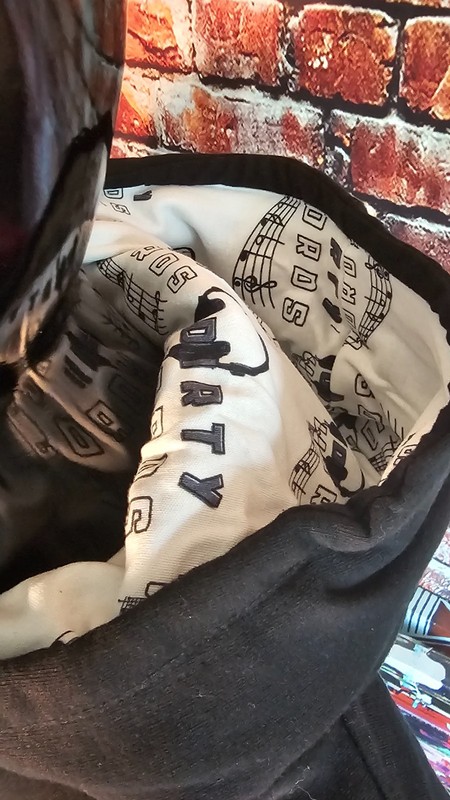 Independent Trading Co Custom Screen Printed Black Hoodie White Graphic gallery