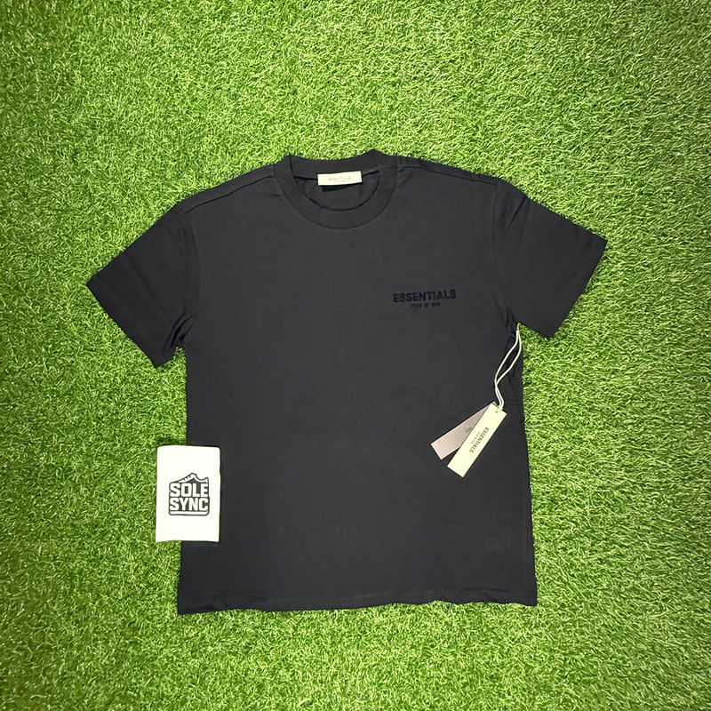 Fear of God Essentials T-Shirt SS22 Stretch Limo Black – 100% Authentic (XS-XL)