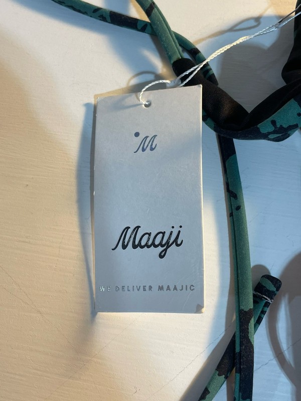 Maaji Jade Safari Reversible One Piece Swimsuit Black Green NWT Size Unknown gallery