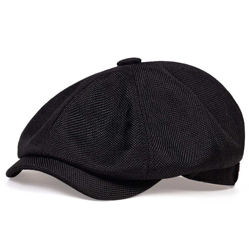 Vintage Newsboy Cap Gatsby Hat Classic 8 Panel Flat Ivy Cabbie Driver Cap gallery
