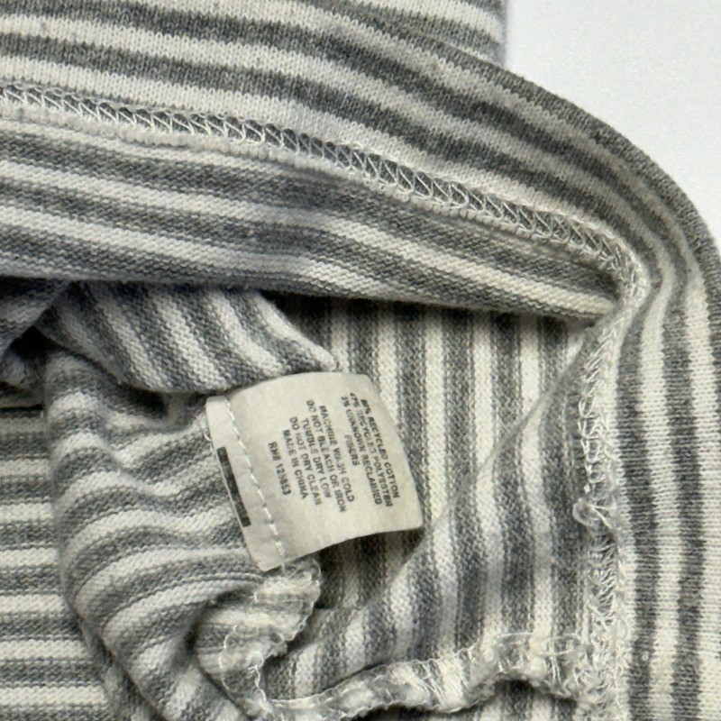 Taylor Stitch Heavy Bag T Shirt Mens 44 XL Gray White Striped Short Sleeve Tee gallery