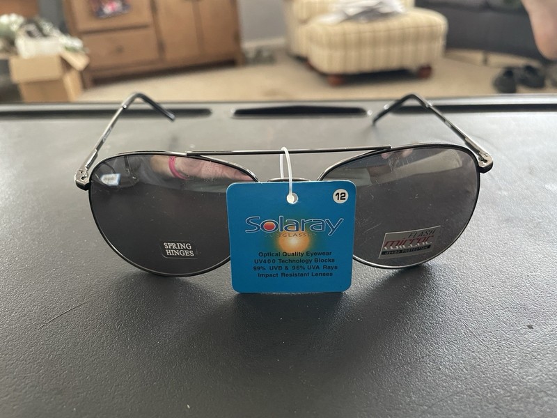 Solaray UV400 Flash Mirror Spring Hinges Sunglasses
