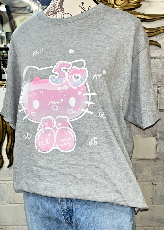 Sanrio 50th Anniversary Hello Kitty T-Shirt (Women’s L)