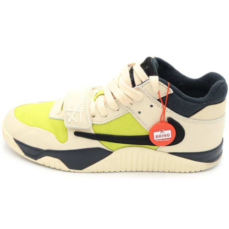 NIKE XTRAVISSCOTT JORDAN JUMPMAN JACK CJ1 T-REXX BRIGHT CACTUS LOW CUT Used 04af