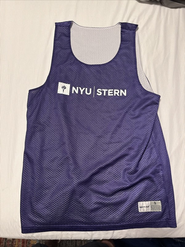 NYU Stern Basketball Mesh Jersey Tank Top