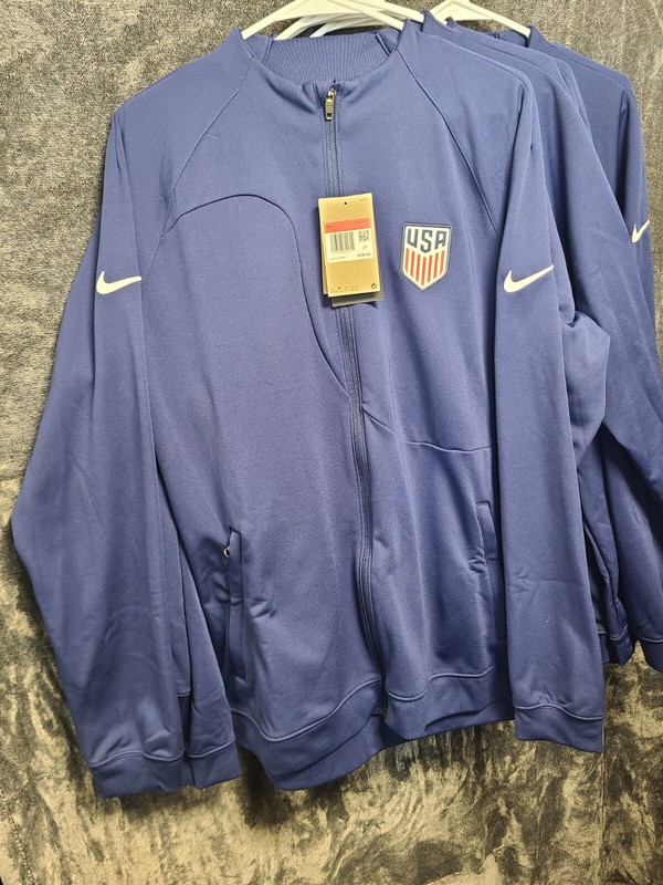 Nike USMNT USWNT US Soccer On-Field Training Jacket Slim Fit DH4752-421 S M L