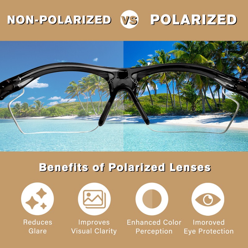 Black Polarized Replacement Lenses for Oakley Coldfuse OO6042 Sunglasses gallery