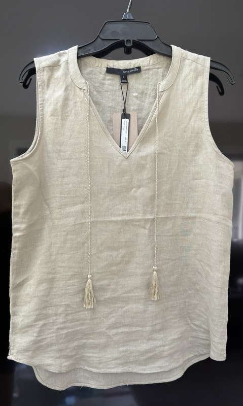 Harve Bernard Fabric From Nature Sustainability Color Stone 55% Linen 45% Rayon