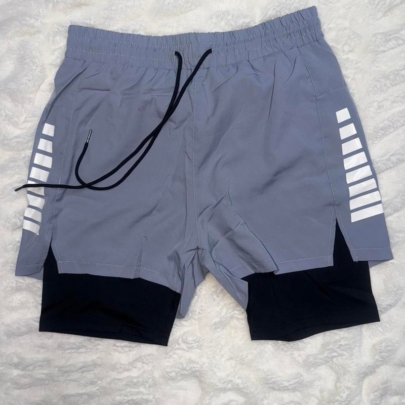 Light Blue 2-in-1 Athletic Running Shorts – Size Small – NWT