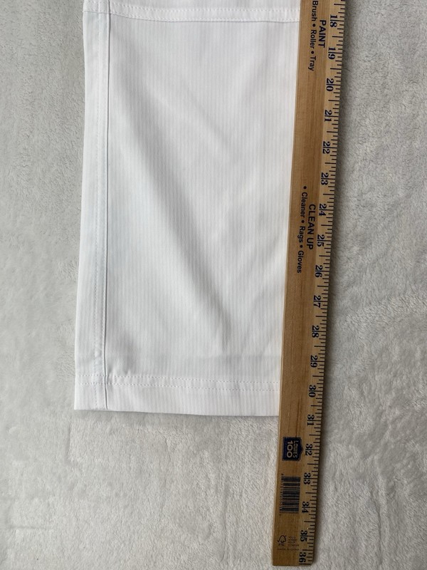 koi Lite Scrub Pants Women's XS White Peace 6-Pocket Zip Stretch NEW $45 gallery