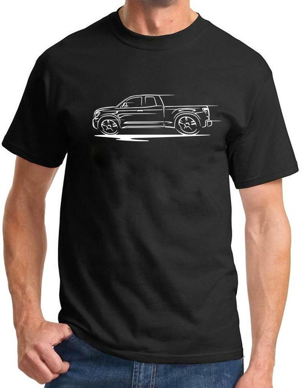 Toyota Tundra Pickup Truck Redline Design Classic Tshirt NEW