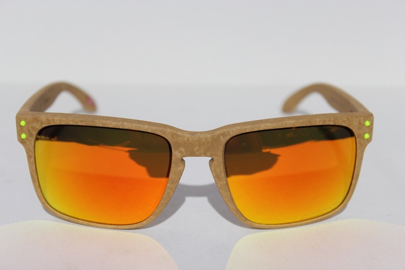 OAKLEY Holbrook POLARIZED Sunglasses Matte Stone Desert/Prizm Ruby OO9102-Y8 NEW gallery