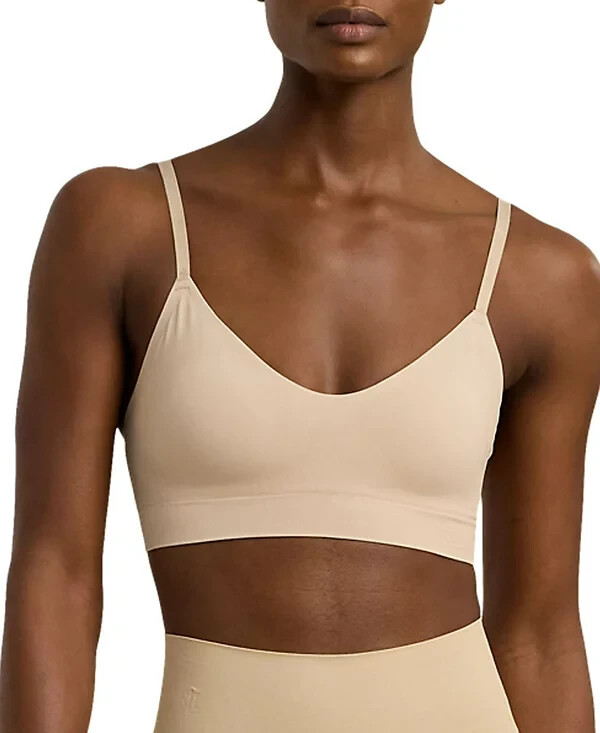 Lauren Ralph Lauren Luxe Smoothing Wireless Bralette 4L0079 – Light Truffle – M