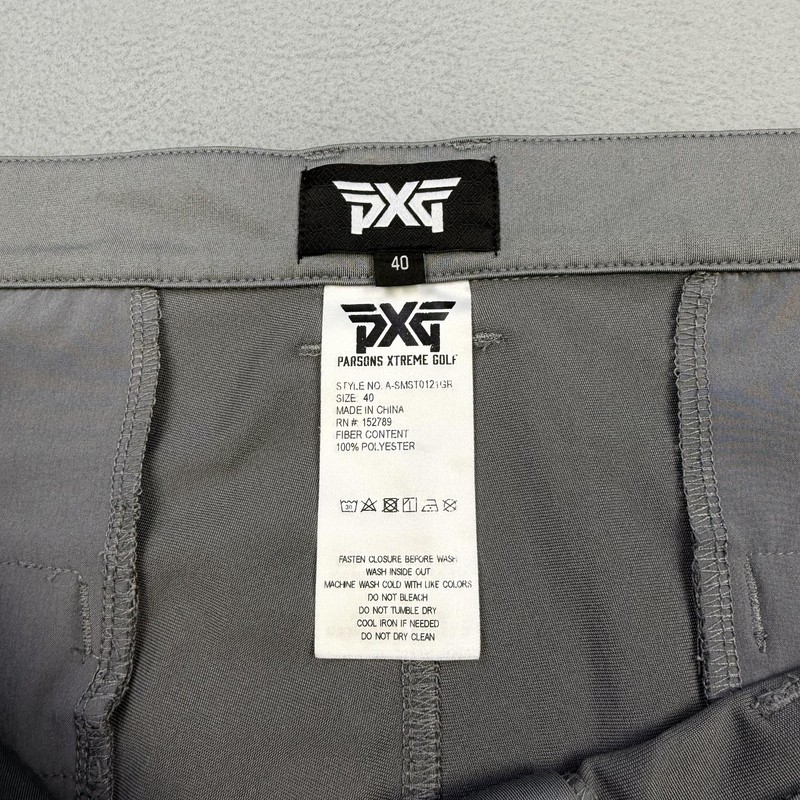 PXG Golf Shorts Mens 40 Gray Performance 10 Inseam Pockets A-SMS1012-SR gallery