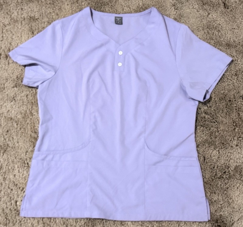 NiaaHinn Women’s Size Small Scrub Top Medical Nursing