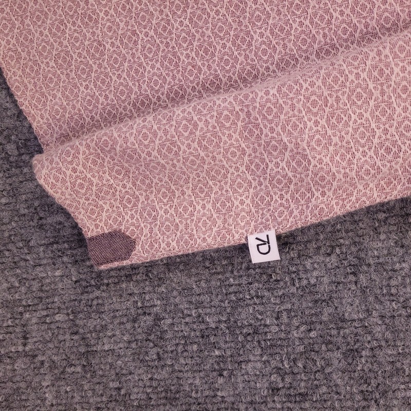 7D 7Diamonds Zen Jacquard Stretch Woven Shirt Mens Medium Pink Short Sleeve gallery