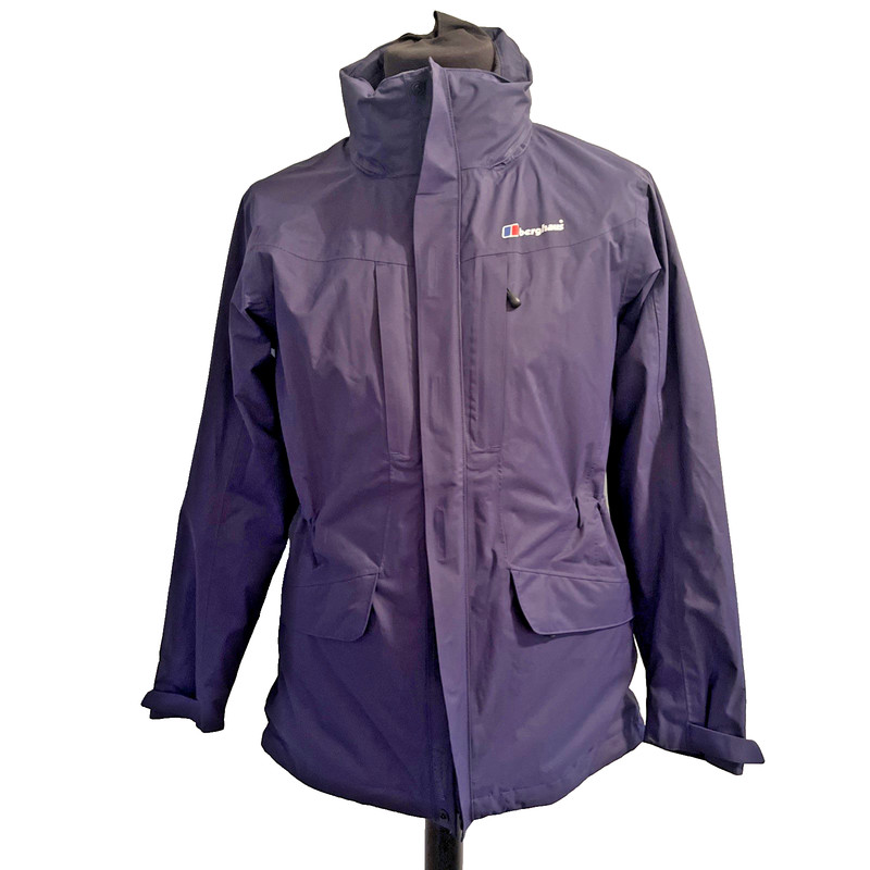 BERGHAUS AQ2 JACKET SIZE LADIES UK 10 Very Good Condition blue / purple