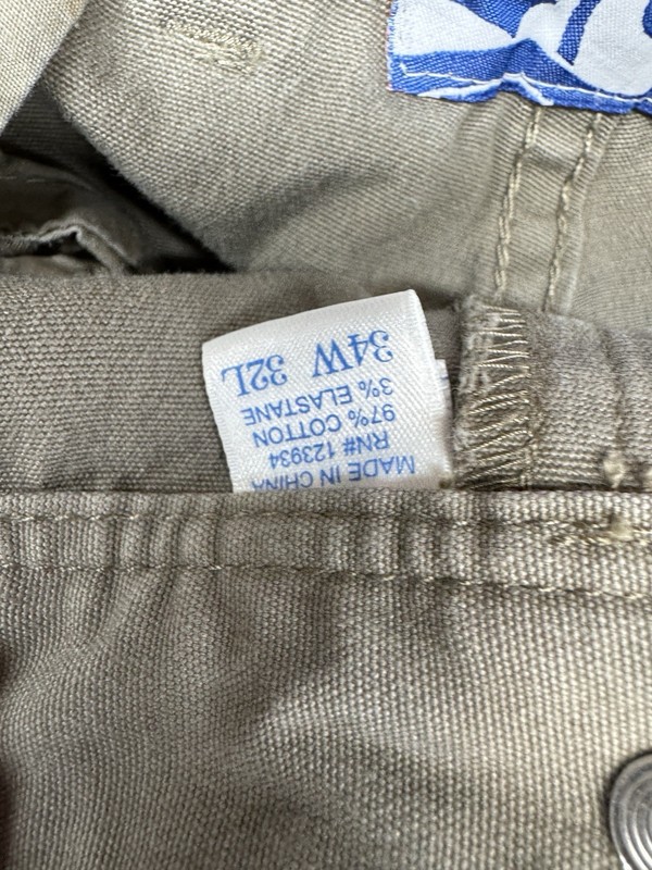 Southern Tide RT-7 Khaki Pants Classic Fit 5 Pocket Beige Men's Size 34x32 gallery
