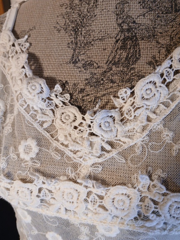 Miss Rose Sister Violet Lace Slip Dress gallery