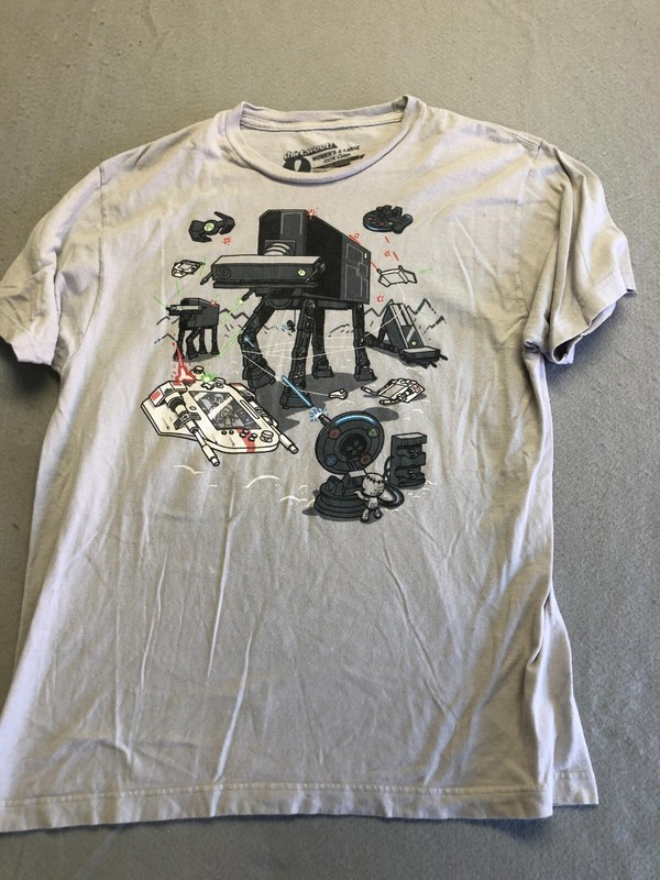 Shirt. Woot Shirt Women’s Extra Large Star Wars Graphic Cotton Tee