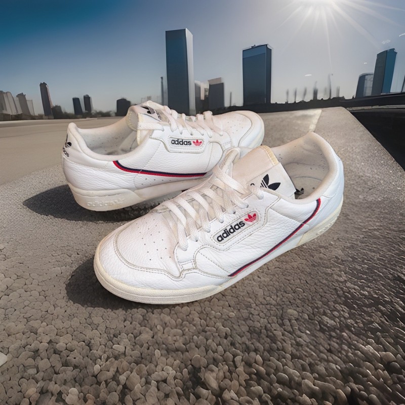 Adidas Mens Continental 80 G27706 White Casual Shoes Sneakers Size 8.5