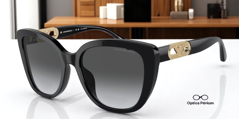 EMPORIO ARMANI EA4214U 50178G Black Grey Polarized 54 mm Women’s Sunglasses