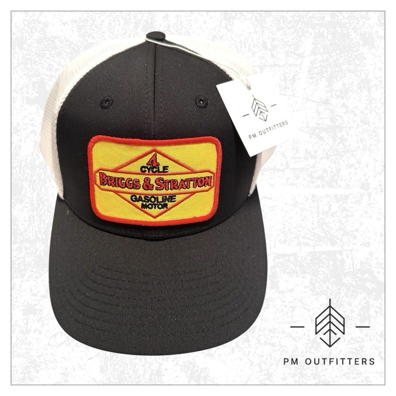 Retro Briggs & Stratton Engine Logo Patch Richardson 174 Performance Trucker Hat gallery