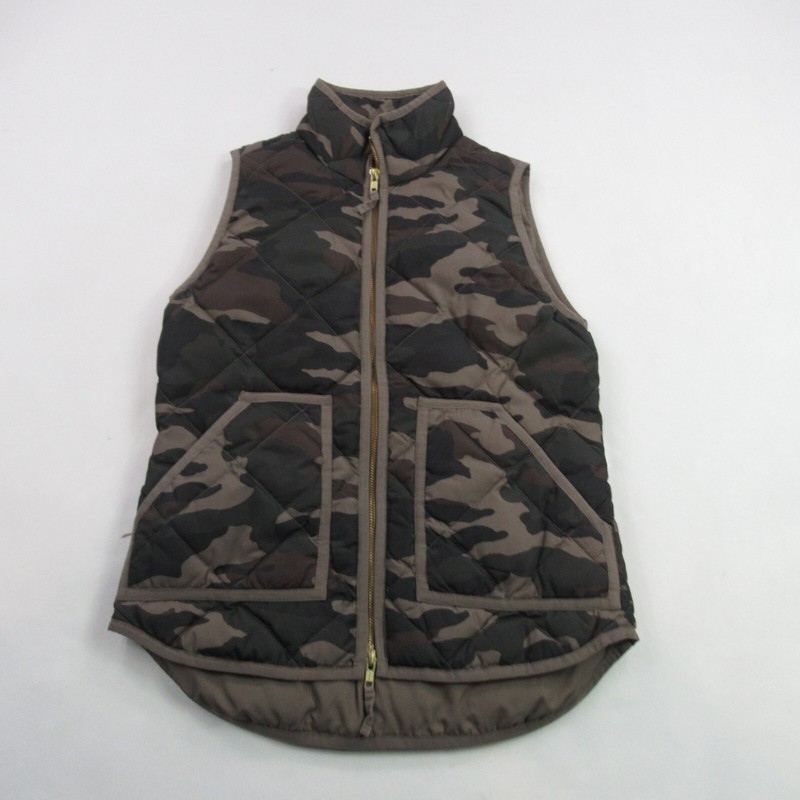 J Crew Vest Womens 2XS Sleeveless Full Zip Outdoor Lightweight Puffer