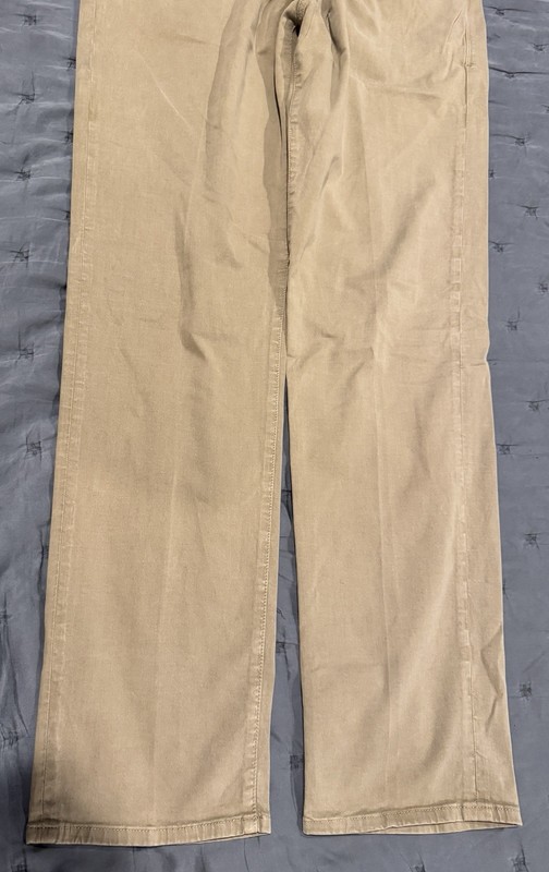 34 Heritage Men’s Khaki Light Wash Denim Jeans Straight Leg Mid-Rise 36/34 gallery