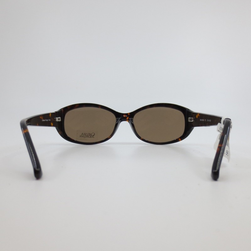 Chelsea Morgan Suns Sunglasses Tortoise Oval Frames CMS 6006 TO 53-16-130 Brown gallery