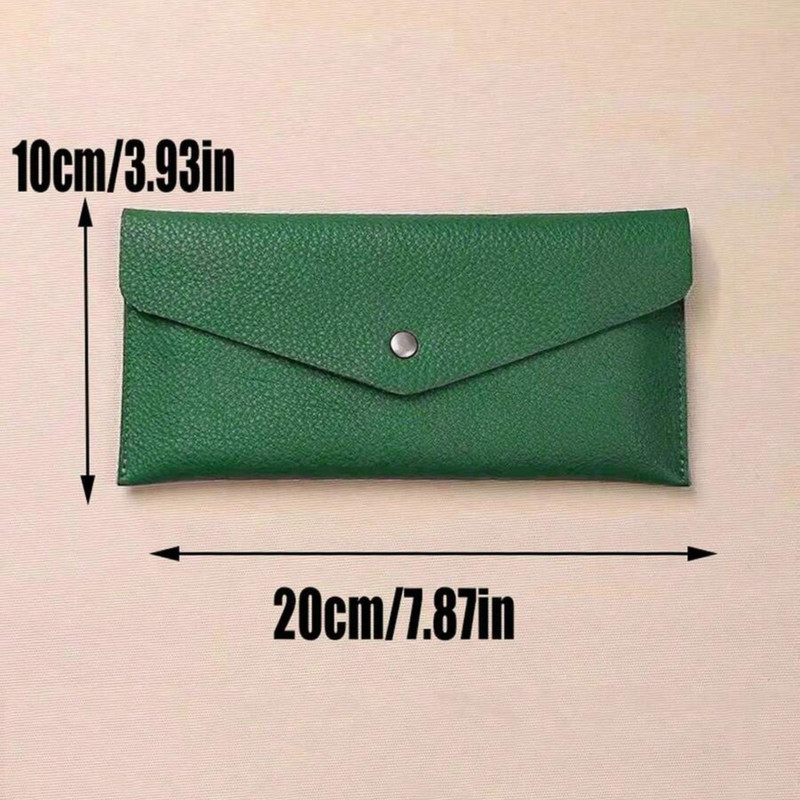 Cash Envelope Wallet PU Leather Pouch Money Organizer Storage Bag Women Moneybag gallery