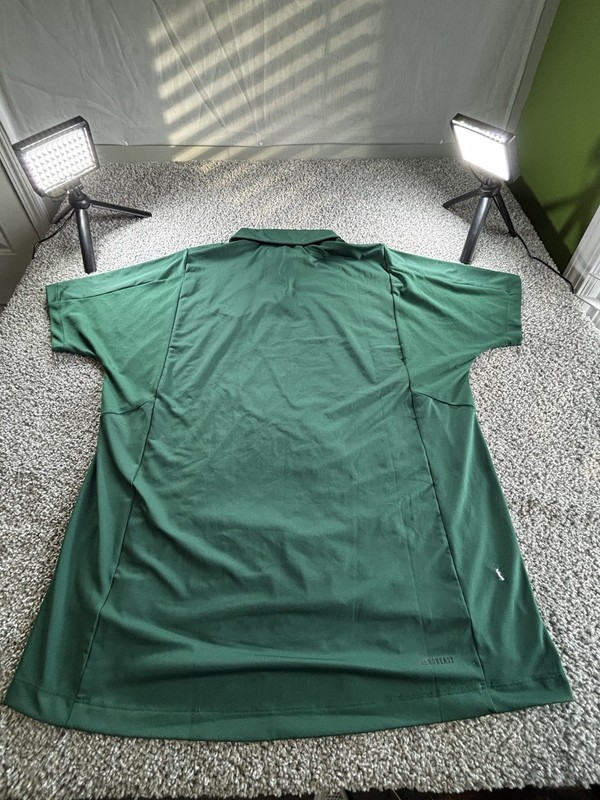 adidas Men's XL Green AEROREADY Moisture Wicking Polo Louisville Cardinals gallery